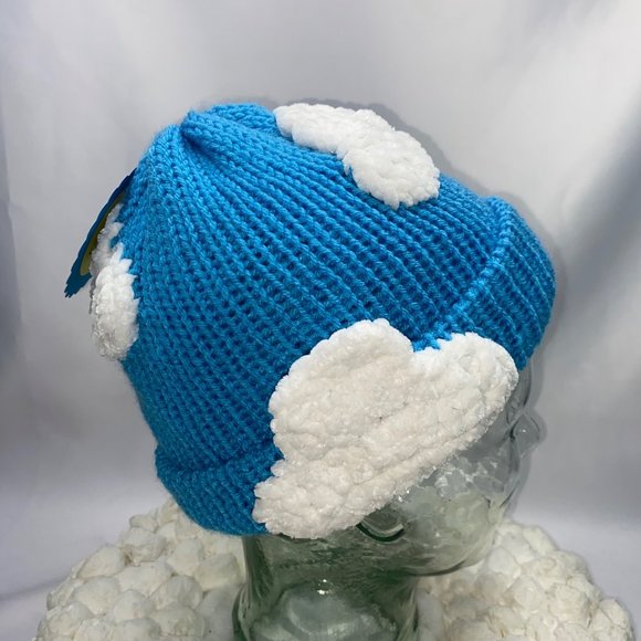 Plasma Beamz Sky Blue Cloud Beanie Kids Size xs - Picture 2 of 6